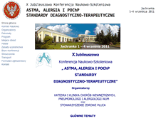 Tablet Screenshot of konferencja-jachranka2011.wum.edu.pl