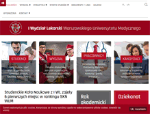 Tablet Screenshot of 1wl.wum.edu.pl