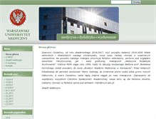 Tablet Screenshot of mdw.wum.edu.pl