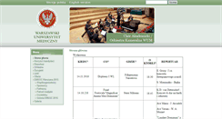 Desktop Screenshot of orkiestra.wum.edu.pl