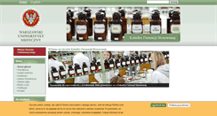 Desktop Screenshot of farmacjamolekularna.wum.edu.pl