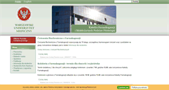 Desktop Screenshot of farmakognozja.wum.edu.pl