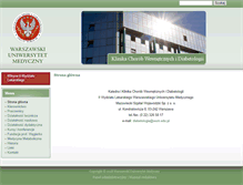 Tablet Screenshot of diabetologia.wum.edu.pl
