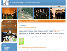 Tablet Screenshot of chor.wum.edu.pl