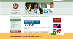 Desktop Screenshot of biurokarier.wum.edu.pl