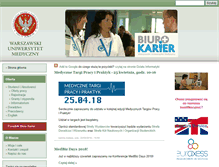 Tablet Screenshot of biurokarier.wum.edu.pl