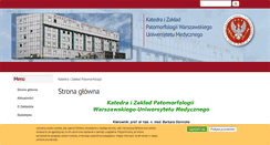 Desktop Screenshot of patomorfologia.wum.edu.pl