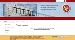 Desktop Screenshot of mikrobiologia.wum.edu.pl