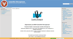 Desktop Screenshot of czwartkichirurgiczne.wum.edu.pl