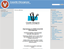 Tablet Screenshot of czwartkichirurgiczne.wum.edu.pl