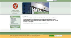 Desktop Screenshot of farmakologia.wum.edu.pl